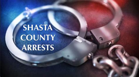 Shasta County Daily Arrests