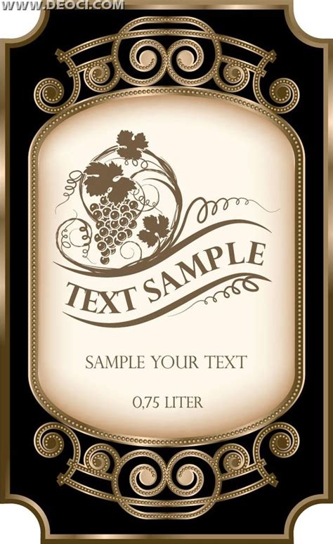 Bottle Label Design Templates