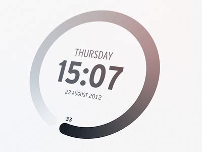 Clock Second Hand Animation by Halo Product on Dribbble