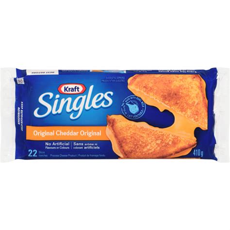 Kraft Singles Thin Cheese Slices (410 g) - Instacart