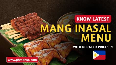 Mang Inasal Menu & Updated Prices in Philippines 2024