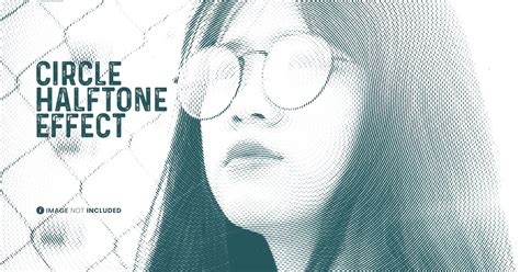 Circle Halftone Photo Effect, Add-ons - Envato Elements