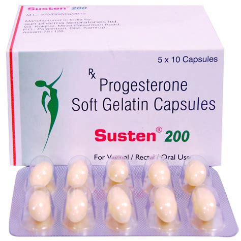 Progesterone 100 Mg, Packaging Type: Strip, Packaging Size: 1 X 10 ...