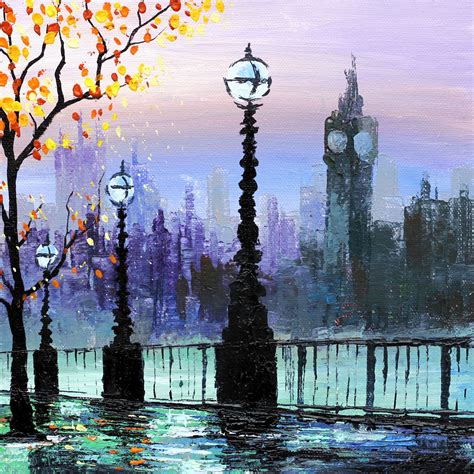 Cityscape Painting | Cityscape painting, City scape painting, Canvas painting landscape