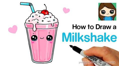 How to Draw a Milkshake Easy