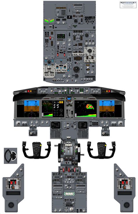 Boeing 737 MAX 8 Cockpit Poster - CockpitPosters.co.uk