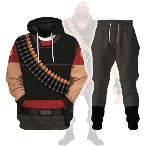 Heavy TF2 Costume Hoodie Sweatshirt T-Shirt Sweatpants Tracksuit ...