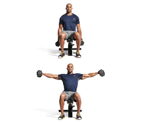 Seated dumbbell lateral raise Video - Watch Proper Form, Get Tips & More | Muscle & Fitness