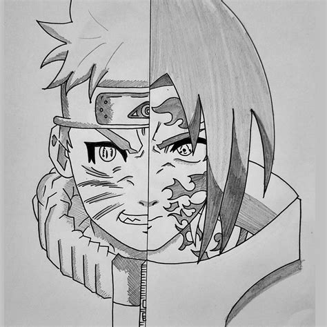 Naruto & Sasuke | Anime drawings, Anime eye drawing, Anime