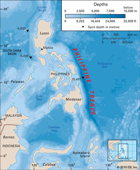 Manila Trench Map