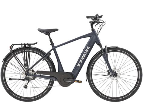 Trek Verve+ 4 Electric Hybrid Bike 2021 Matte Nautical Navy