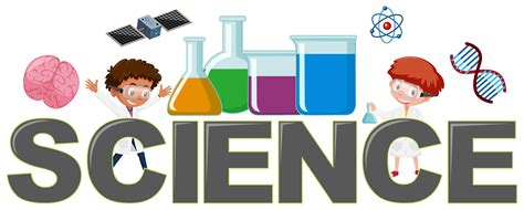 Science logo with elements 1361044 Vector Art at Vecteezy