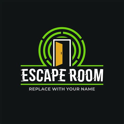 Escape room logo with dark background 6207488 Vector Art at Vecteezy