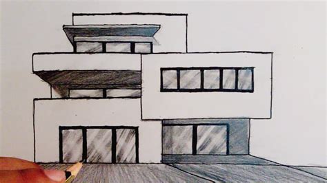 Dream House Design Drawing Modern Dream House Drawing Sketch - The Art of Images