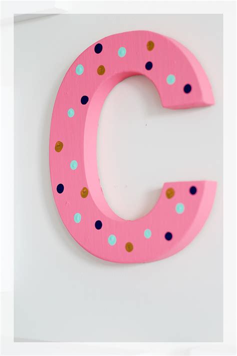 DIY Painted Wooden Letters | Splash of Something