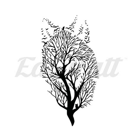 Spirit Fox Temporary Tattoo | EasyTatt™