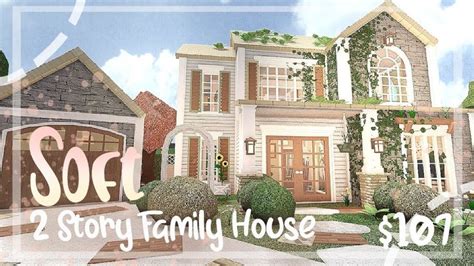 Roblox | Bloxburg: Soft 2 Story Family House | House Build - YouTube ...