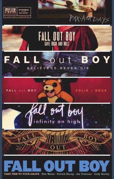 Fall Out Boy Album Covers