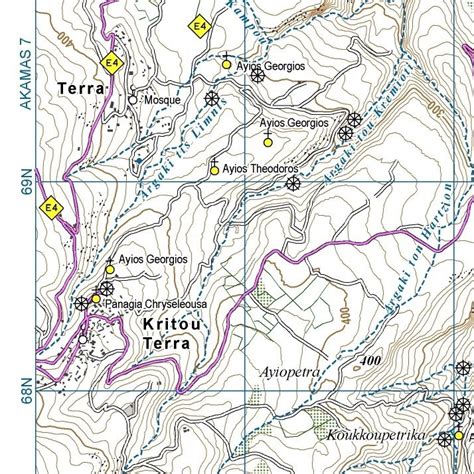 Topographical Maps of Cyprus