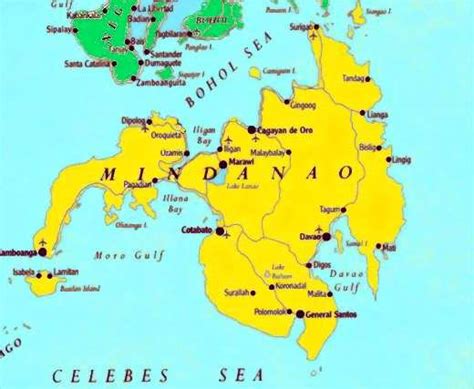 Map Of Northern Mindanao