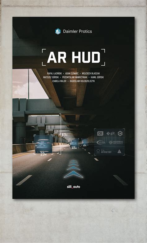 AR HUD poster - automotive :: Behance