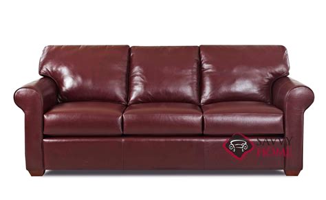 Cancun Leather Sleeper Sofas Queen by Savvy is Fully Customizable by You | SavvyHomeStore.com