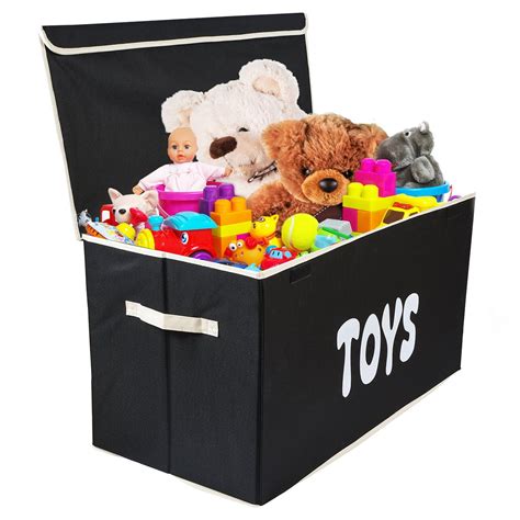 Woffit Toy Storage Organizer Chest for Kids Living Room Nursery Playroom Closet etc Extra Large ...