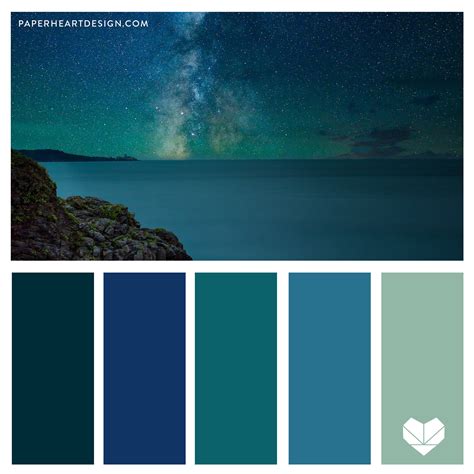 Color Palette: Terrific Teal — Paper Heart Design