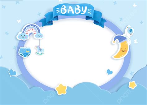 Blue Refreshing Cute Baby Baptism Background, Desktop Wallpaper, Wallpaper, Baby Baptism ...