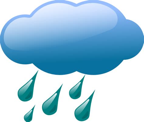 Rain Cloud clip art (109955) Free SVG Download / 4 Vector