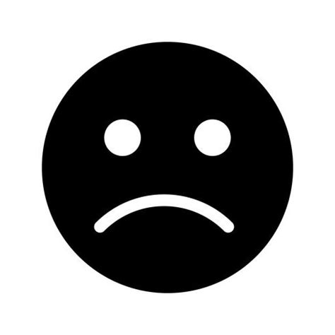 Sad Emoticon Vector Icon 378536 Vector Art at Vecteezy