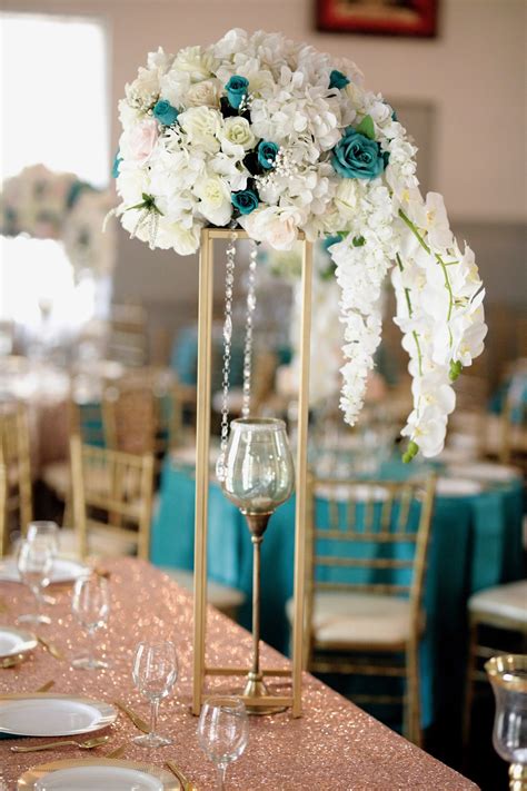 Teal Wedding Decorations - jenniemarieweddings