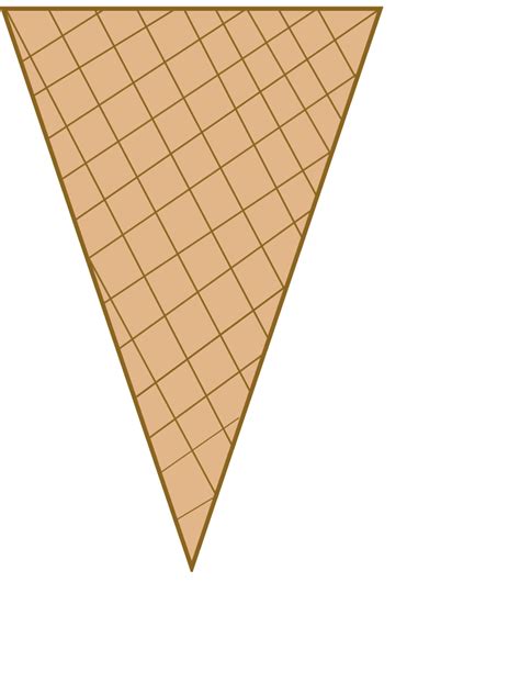 Ice Cream Cone Craft | Triangle | Preschool Printable Activitie… | Actividades de aprendizaje ...