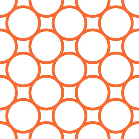 Premium Vector | Orange circle seamless pattern design. vector ...