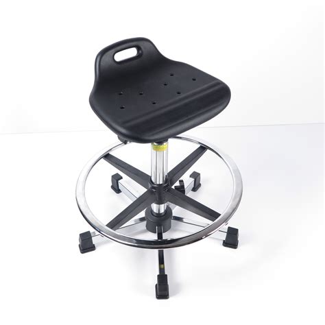 Industrial Ergonomic Lab Stool Chair Anti Static PU Foaming For Factory Worker