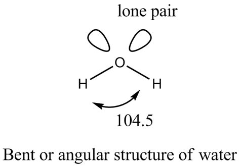 H2o Molecular Geometry Shape And Bond Angles Youtube