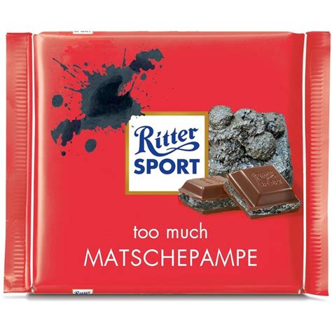 Ritter Sport lustig witzig Sprüche Bild Bilder Matschpampe Paragraph ...