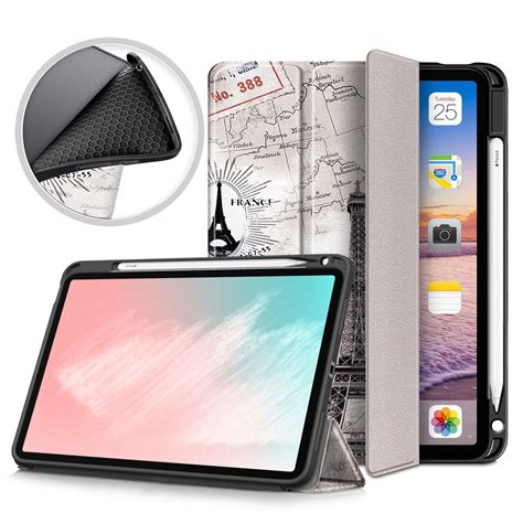 Dteck Case for New iPad Air 5 (2022) & iPad Air 4th Gen 2020 10.9 inch, Tri Fold Standing Cover ...