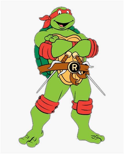 Cartoon Teenage Mutant Ninja Turtles Raphael, HD Png Download - kindpng