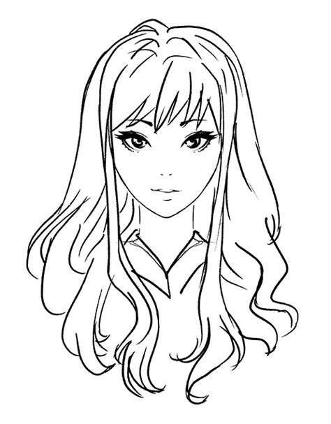 Anime Head Outline Drawing Start out this phase as a result of drawing ...