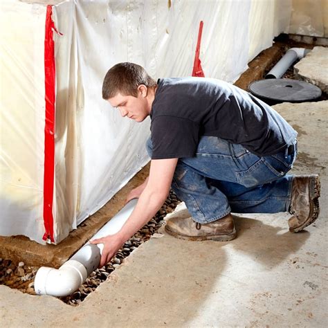 How to Waterproof a Basement: Install a Basement Drainage System