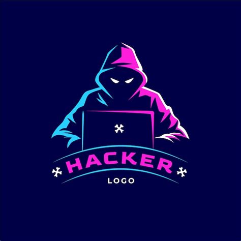 Free Vector | Creative hacker logo template