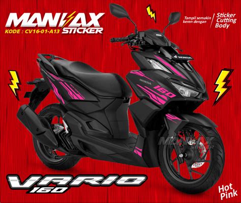 Cutting Sticker Vario New 160 - Striping Stiker HONDA NEW VARIO 160 ...