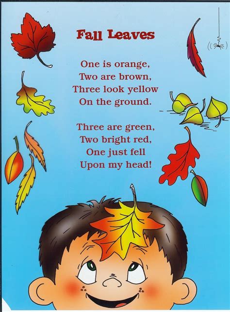 GREAT autumn poem | Poetry for kids, Kids poems, Fall songs