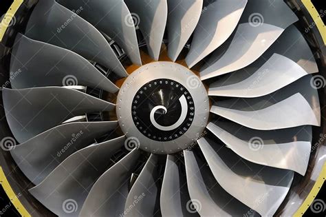 Jet engine blades stock photo. Image of golden, engineering - 21810772