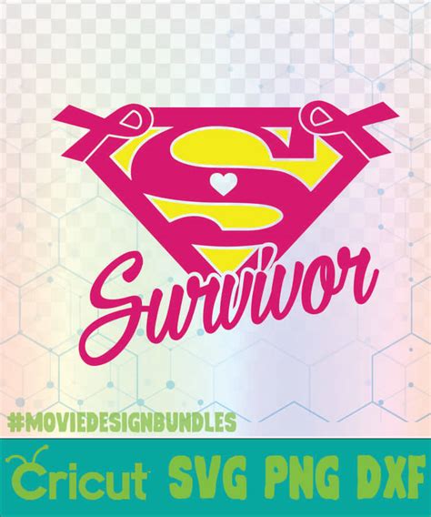 SURVIVOR BREAST CANCER AWARENESS QUOTES LOGO SVG, PNG, DXF - Movie Design Bundles