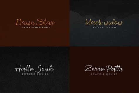 Signature Font Watermark Font Logo Font Elegant Font - Etsy