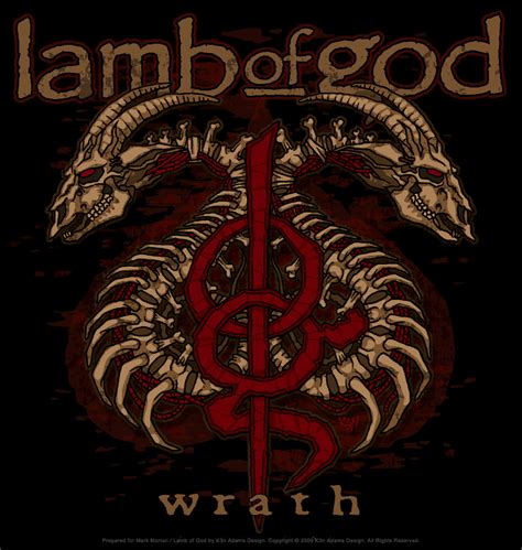 Tshirt Design - Lamb of God - wrath tour