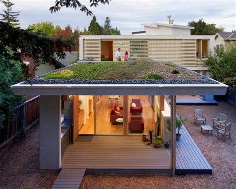 Flat Roof Garden Houses - modern houses