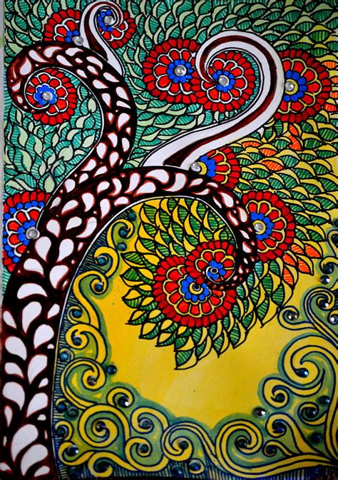 Whimsical Tree Painting by Deepti Mittal